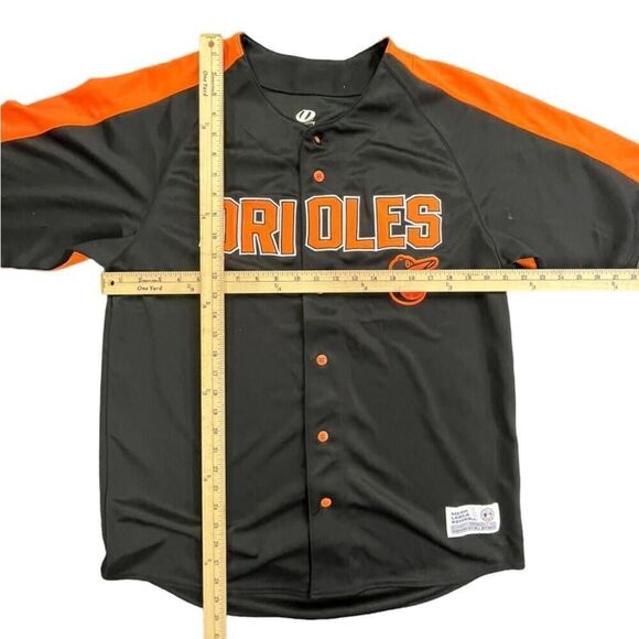 Y2K 90s Baltimore Orioles Dynasty Jersey Size Large Button up shirt MLB - Picture 2 of 6